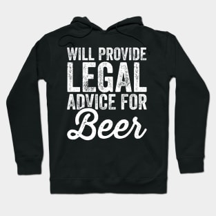 Will provide legal advice for beer Hoodie